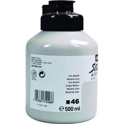 Studio Acrylique Pébéo - 500ml - Ocre jaune 27