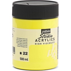 Studio Acrylique Pébéo - 500ml - Carmin Naphtol 18