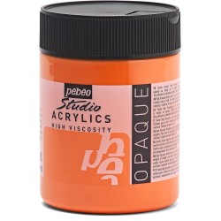 Studio Acrylique Pébéo - 500ml - Jaune Cadmium Citron Imitation 22