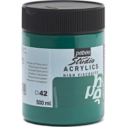 Studio Acrylique Pébéo - 500ml - Sienne Brûlée 38