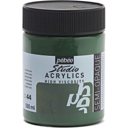 Studio Acrylique Pébéo - 500ml - Émeraude de Phtalocyanine 42