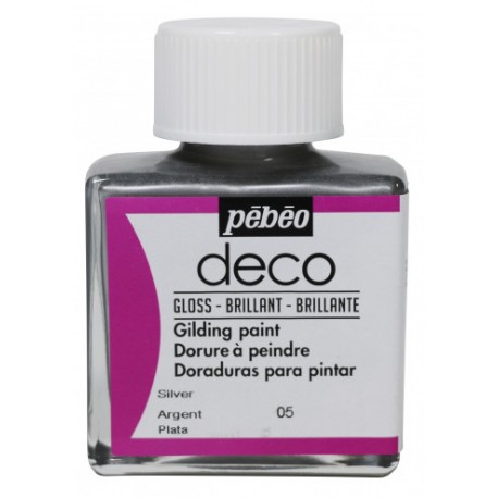 Déco Dorure à Peindre Argent 75 ml - Pébéo