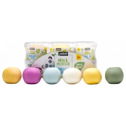 Set 6 pots découverte pâte à modeler 90g - Pébéo