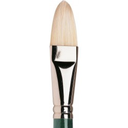 Pinceau Winton poils de porc Usée Bombée Manche Longue N°4 - Winsor & Newton