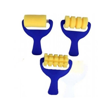 Kit de 3 Rouleau Mousse Motif