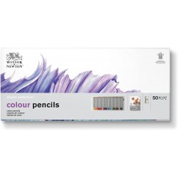 Coffret Studio Collection de 50 Crayons de Couleurs - Winsor & Newton