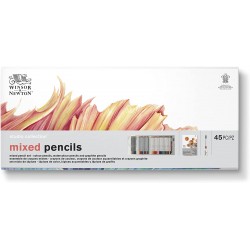 Coffret Studio Collection de 45 Crayons Technique Mixte - Winsor & Newton