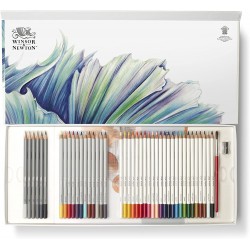 Coffret Studio Collection de 45 Crayons Technique Mixte - Winsor & Newton