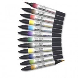 Set de 6 Marqueur Promarker Watercolour Tons de base - Winsor & Newton