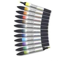 Set de 12 Marqueurs Promarker Watercolour Tons de base - Winsor & Newton