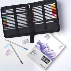 Trousse Studio Collection de 27 Crayons Couleurs - Winsor & Newton