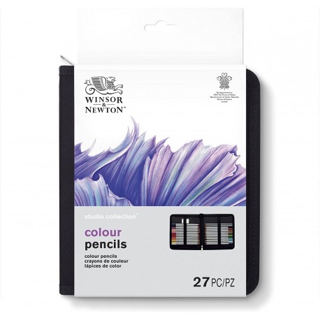 Trousse Studio Collection de 27 Crayons Couleurs - Winsor & Newton