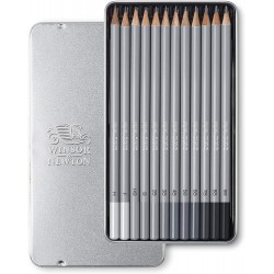 Set de 12 Crayons Graphite Tendres Studio Collection - Winsor & Newton