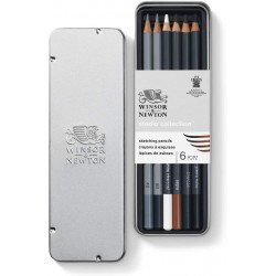 Set de 6 Crayons Esquisse Studio Collection - Winsor & Newton