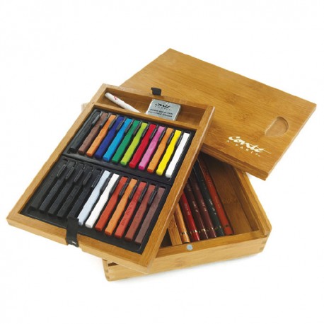 Coffret Dessin Bambou Plumier - Conté à Paris