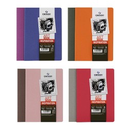 Lot de 2 Carnets Art Book Inspiration 24F A6 96Gr - Canson