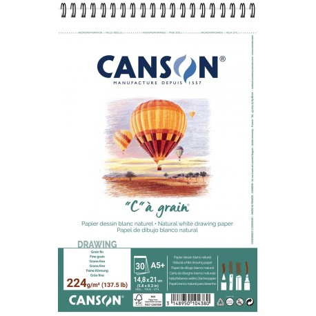 Album « C » à grain A5+ 30F 180gr - Canson