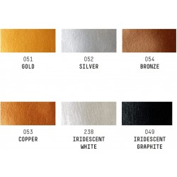 Set de 6 Acrylique Basics 22 ml Couleurs Métalliques Iridescents - Liquitex