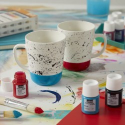 Set de 6 Flacons Peinture sur Porcelaine 150 de 20 ml  - Pébéo