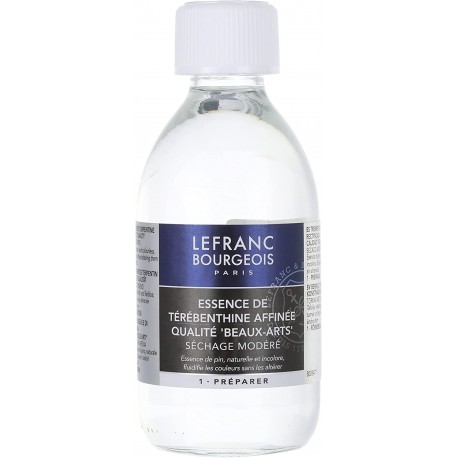 Essence de térébenthine affinée qualité beaux-arts 75 ml - Lefranc & Bourgeois