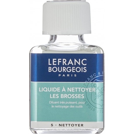 Additif Liquide A Nettoyer Les Brosses Flacon 75 ml - Lefranc & Bourgeois