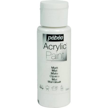 Acrylique Paint Mat Blanc - Pébéo