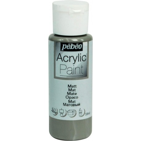 Acrylique Paint Mat Gris - Pébéo