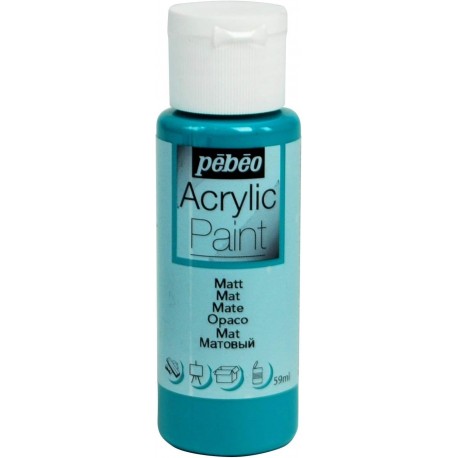 Acrylique Paint Mat Bleu Gris - Pébéo