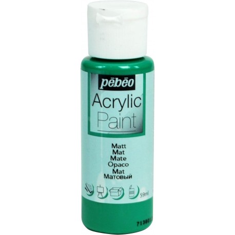 Acrylique Paint Mat Vert foncé - Pébéo