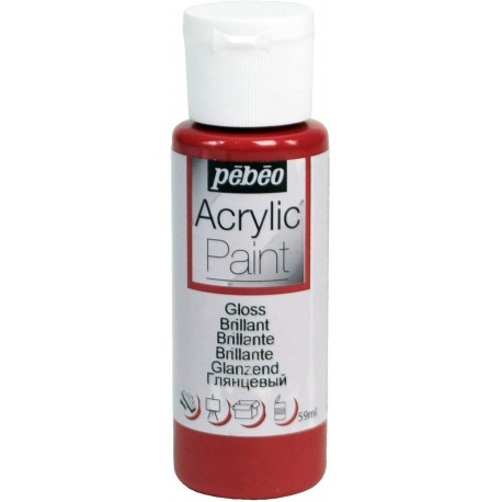 Acrylique Paint Brillant Rouge - Pébéo