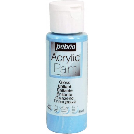 Acrylique Paint Brillant Bleu Lavan - Pébéo