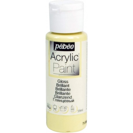 Acrylique Paint Brillant Noir - Pébéo