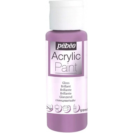 Acrylique Paint Brillant Gris acier - Pébéo