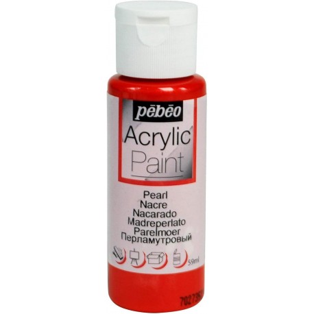 Acrylique Paint Nacre Blanc - Pébéo