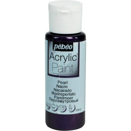 Acrylique Paint Nacre Rouge- Pébéo