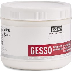 Pot de Gesso Acrylique Transparent 500 ml - Pébéo