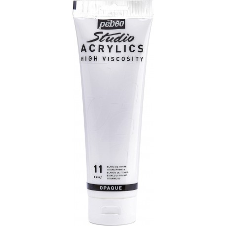 Studio Acrylique Pébéo - 250ml - blanc titane 11