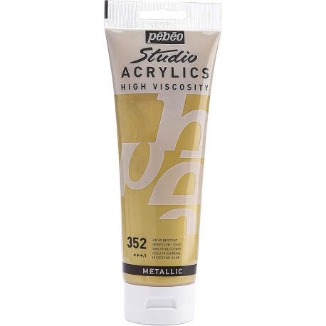 Studio Acrylique Pébéo - 100ml - or iridescent 352
