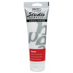 Gesso Peinture acrylique Studio Blanc 250ml - Pébéo