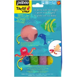 Kit de 4 Tube Gouache TACTICOLOR 20 ml Animaux de la Mer - Pébéo