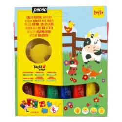 Kit de 6 Tube Gouache TACTICOLOR 20 ml Animaux de la Ferme - Pébéo
