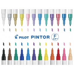 Marqueur Marron Pointe Fine - Pilot Pintor