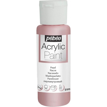 Acrylique Paint Nacre Blanc - Pébéo