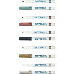 Set de 5 Marqueurs de peinture métallisés multi-surfaces - GIOTTO