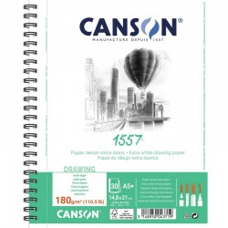 Papier à croquis A3+ 120g, blanc 50 feuilles 1557 -  Canson