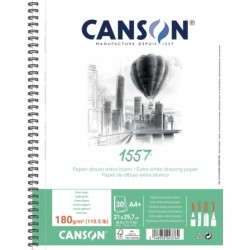 Papier à croquis A3+ 180g, blanc 30 feuilles -  Canson