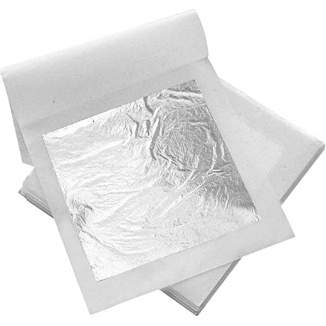 Set de 50 Feuille D'Argent