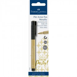 Feutre Pitt Artist Pen Metallic 1.5  Argent - Faber Castell