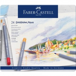 Boîte de 24 Crayons aquarellable Goldfaber Aqua - Faber Castell