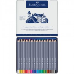 Boîte de 24 Crayons aquarellable Goldfaber Aqua - Faber Castell